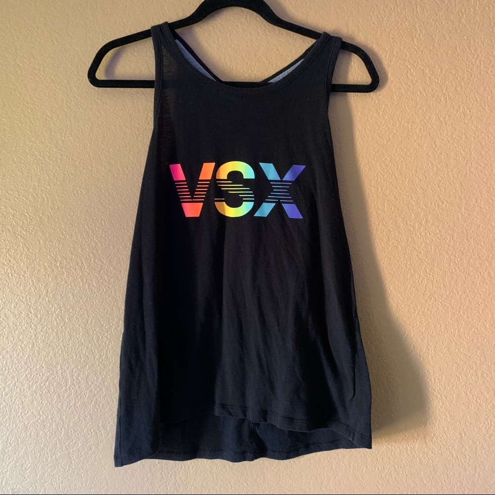 Victoria’s Secret VSX Workout Black Tank Top - Small